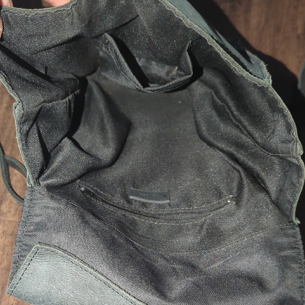 Brandy Melville Black Leather Backpack - Picture 9 of 10